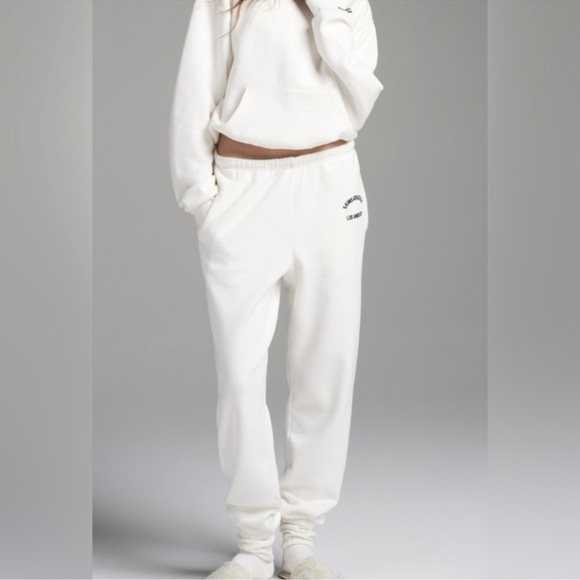 SKIMS NWT Cotton Fleece Jogger - Marble Graphic - Picture 1 of 6